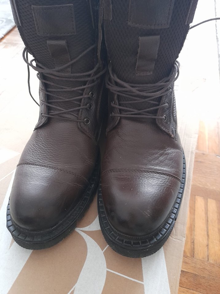 Kahverengi  Erkek Biker Botlar - Görsel 2