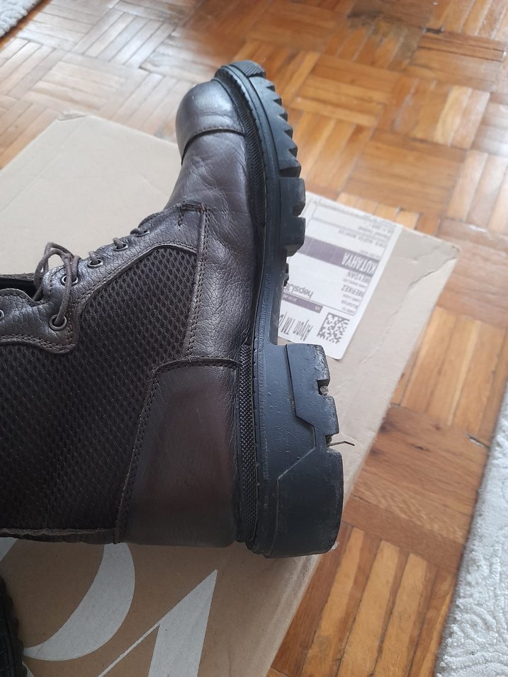 Kahverengi  Erkek Biker Botlar - Görsel 3