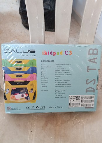 Diğer Mavi CALUS Smart Live Tablet