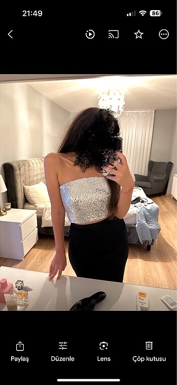 xs Beden çeşitli Renk Özel Dikim Balık Abiye