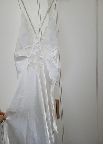 nakışlı saten sabahlık - Görsel 4