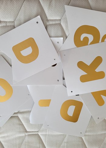 Gold Yaldızlı İyi ki Doğdun Yazısı - Görsel 2