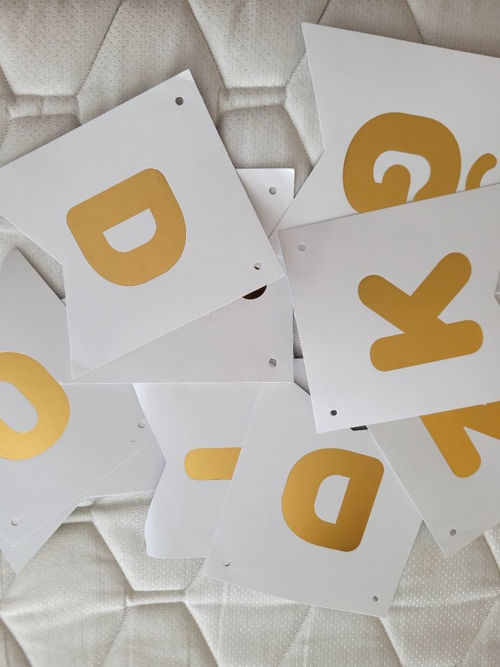 Gold Yaldızlı İyi ki Doğdun Yazısı - Görsel 2