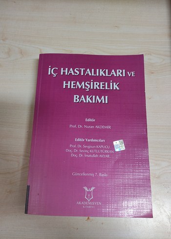 İç Hastalıkları ve Hemşirelik Bakımı Kitabı