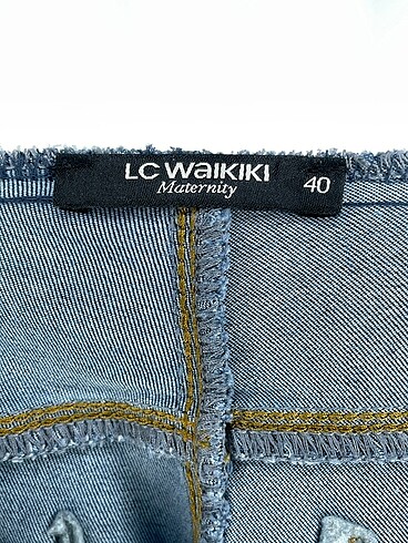 40 Beden mavi Renk LC Waikiki Hamile Pantolon %70 İndirimli.