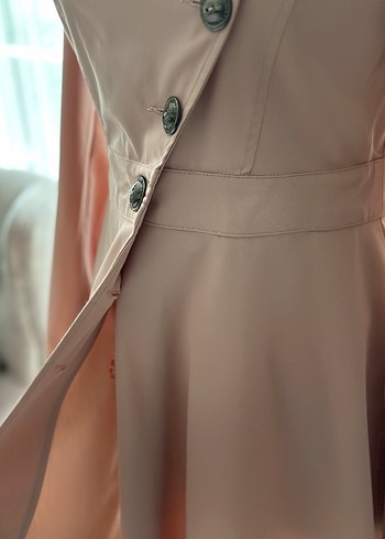 Pudra kloş ceket - Görsel 4