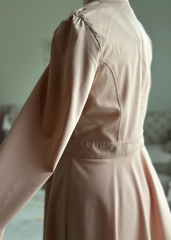 Pudra kloş ceket - Görsel 5