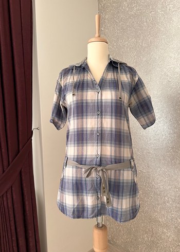 Mavi jeans Pamuklu Kadın Gömlek