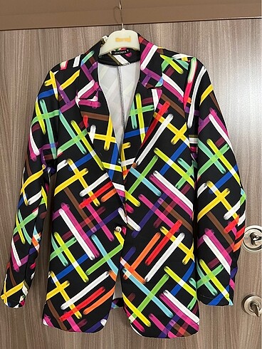 Renkli Blazer Ceket