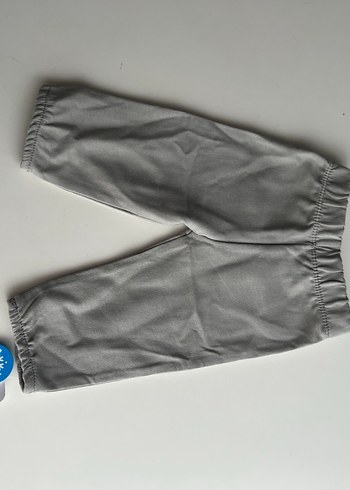 Erkek Çocuk Gri Basic Elastik Pantolon - Görsel 2