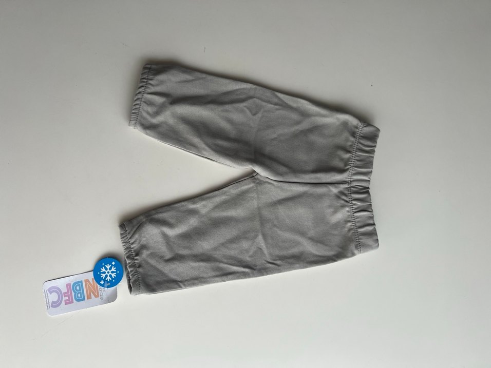 Erkek Çocuk Gri Basic Elastik Pantolon - Görsel 2