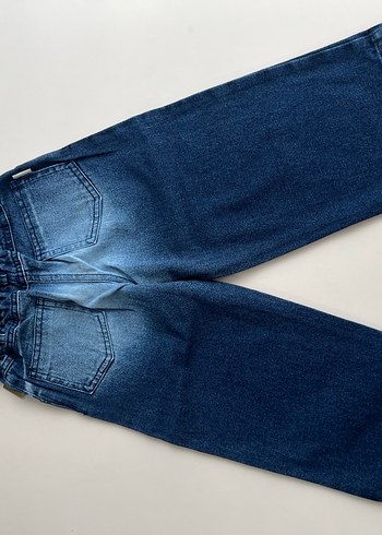 Erkek Çocuk Mavi Rahat Kesim Kot Pantolon - Görsel 2