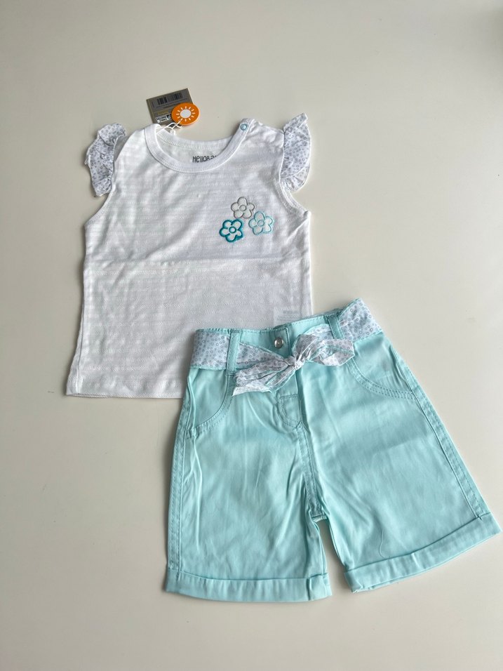 Nakışlı Bebek Kız Takımı - Görsel 4