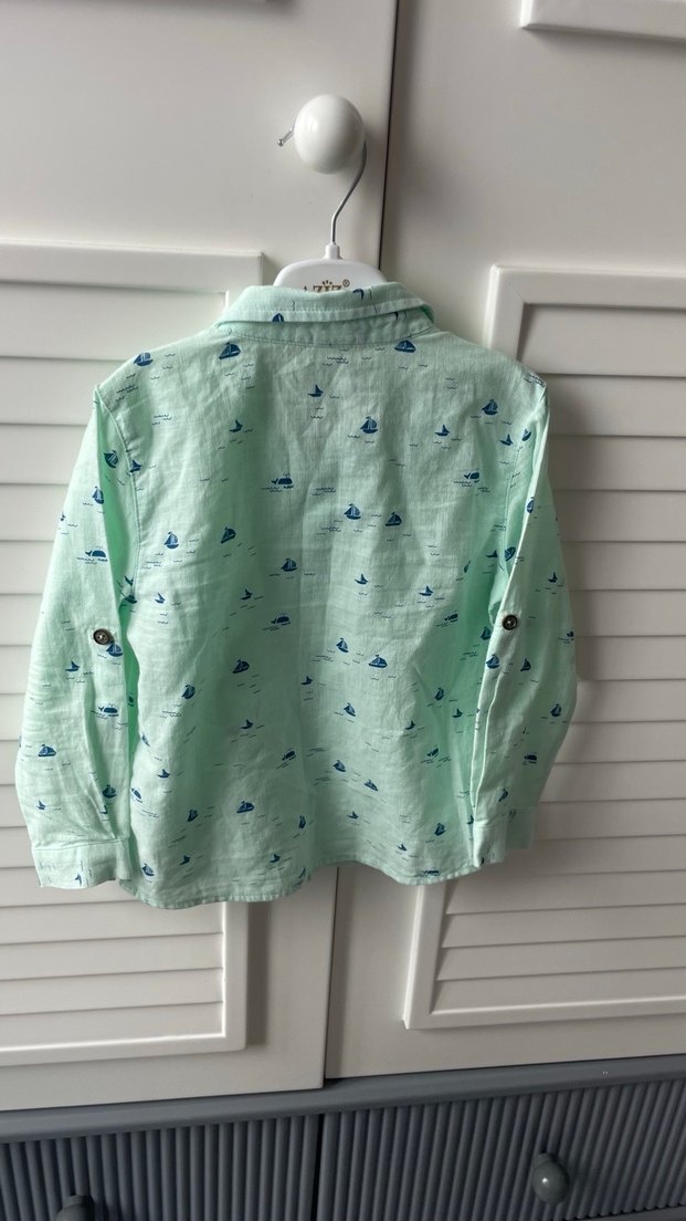 Erkek Çocuk bebek gömlek - Görsel 3