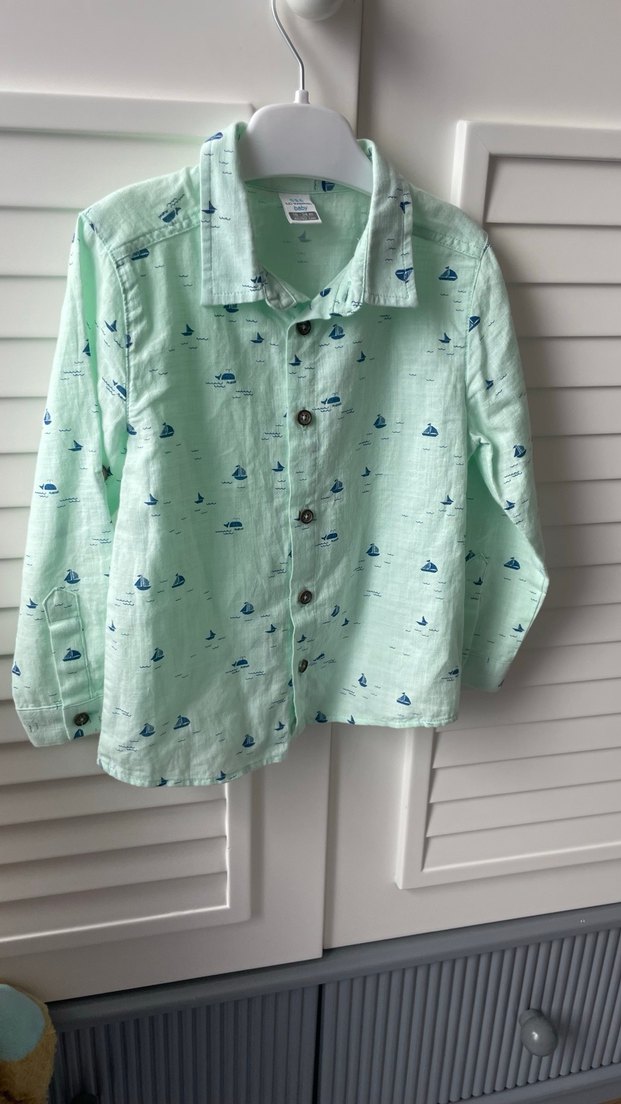 Erkek Çocuk bebek gömlek - Görsel 2