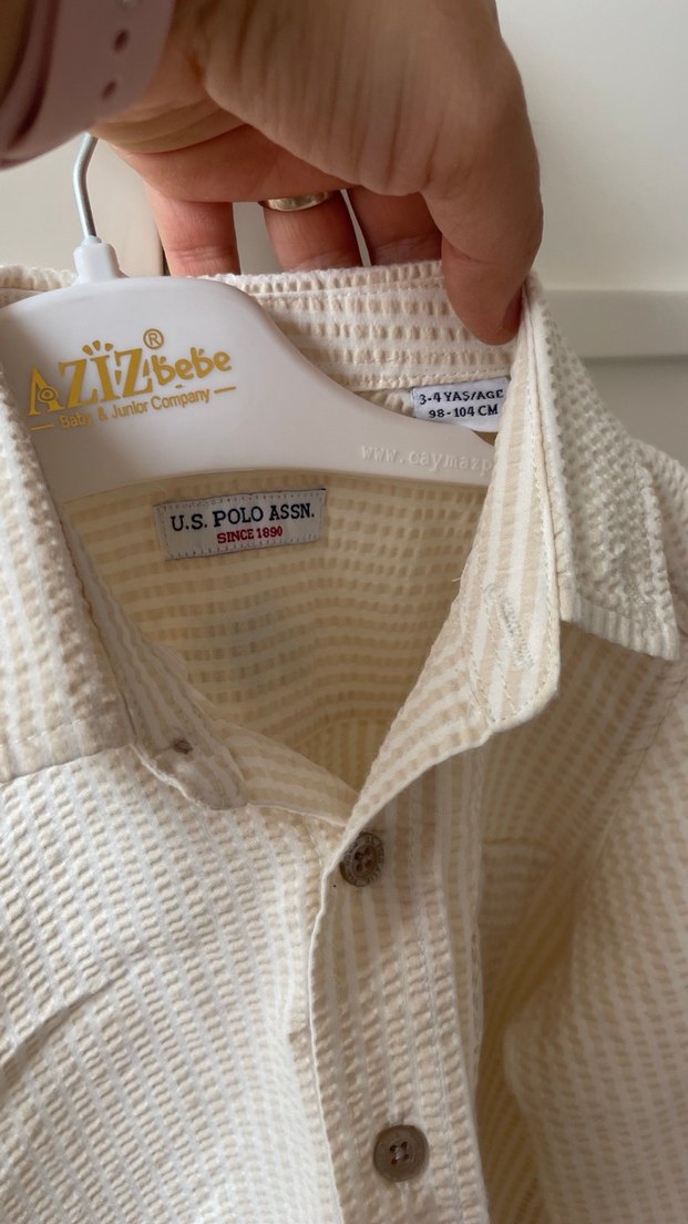 Erkek Çocuk gömlek u.s. polo marka - Görsel 3