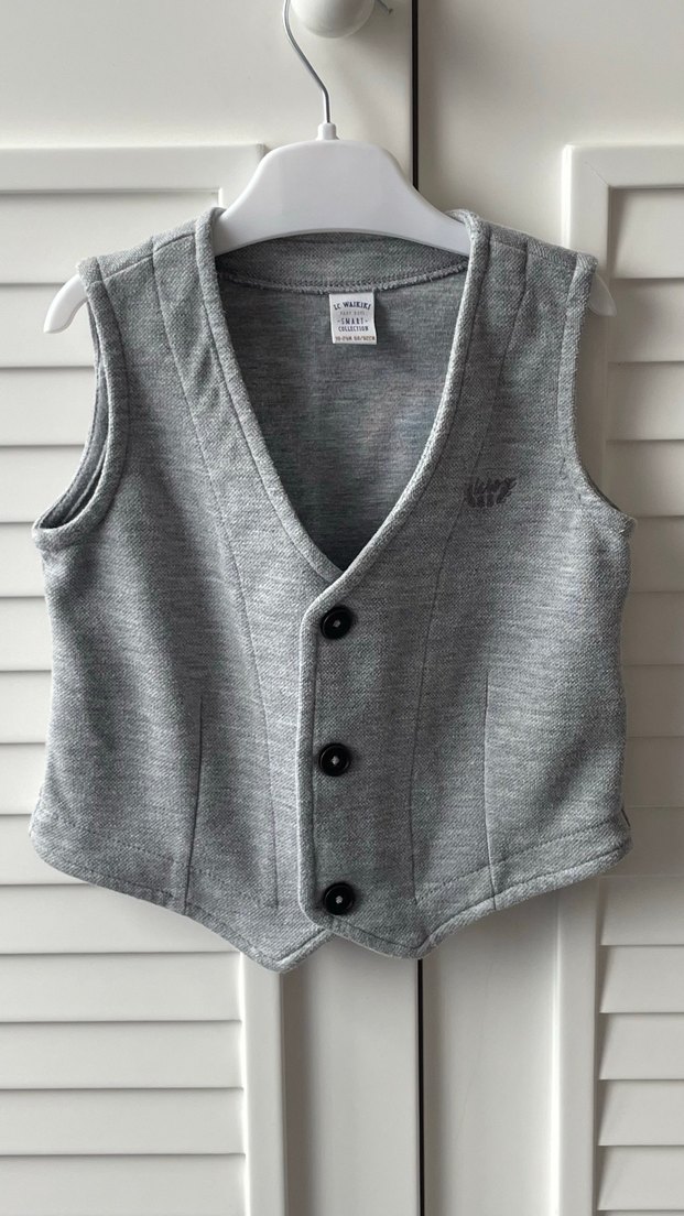 Erkek çocuk V yaka Yelek Lcw marka - Görsel 2