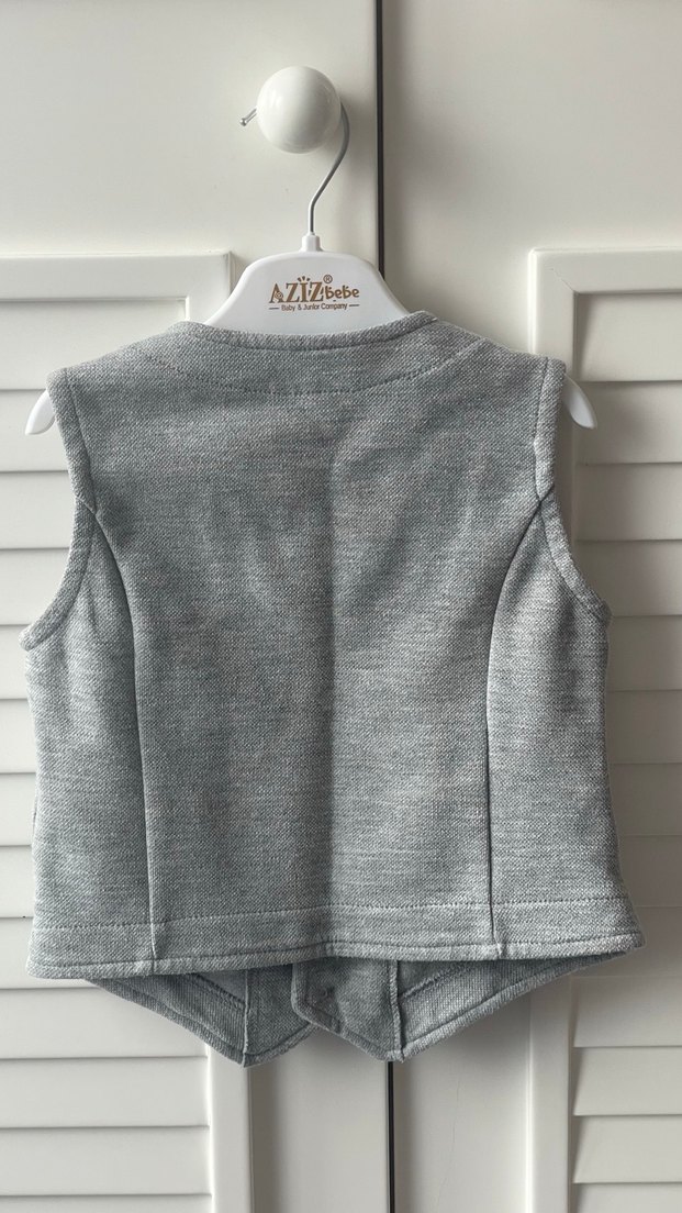 Erkek çocuk V yaka Yelek Lcw marka - Görsel 4