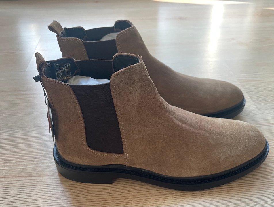 Erkek deri bot etiketli fabrika marka - Görsel 2