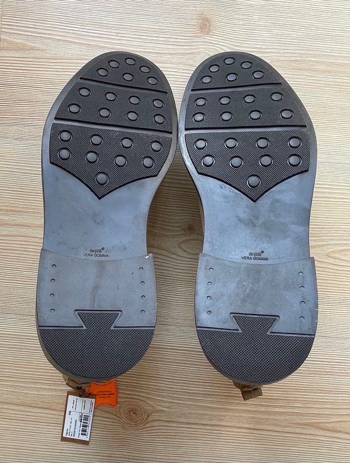 Erkek deri bot etiketli fabrika marka - Görsel 4