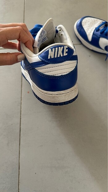 38 Beden mavi Renk Nike dunk low retro sp Kentucky