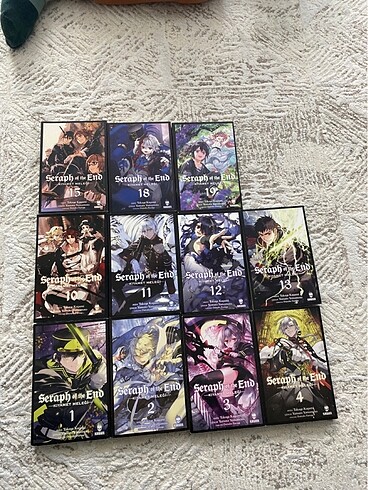 Seraph of the end 1,2,3,4,10,11,12,13,15,18,19