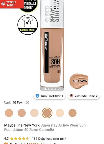 Maybelline Maybeline New York Super Stay Fondöten