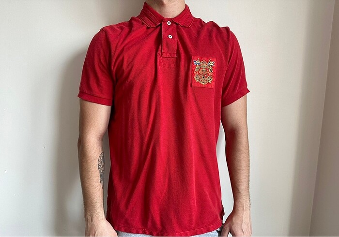 Ralph Lauren Polo Yaka Kırmızı Tişört