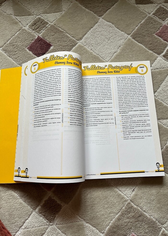 Fulleten paragraf soru bankası - Görsel 2
