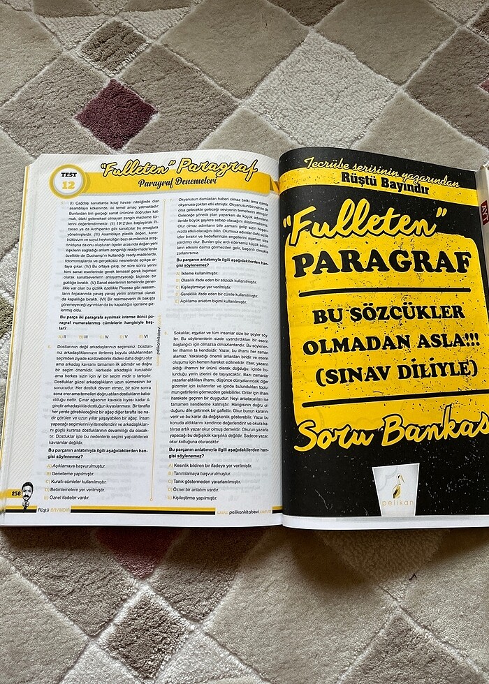 Fulleten paragraf soru bankası - Görsel 5