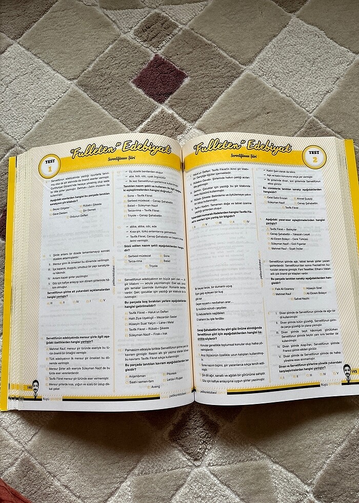 Fulleten ayt edebiyat soru bankası - Görsel 4