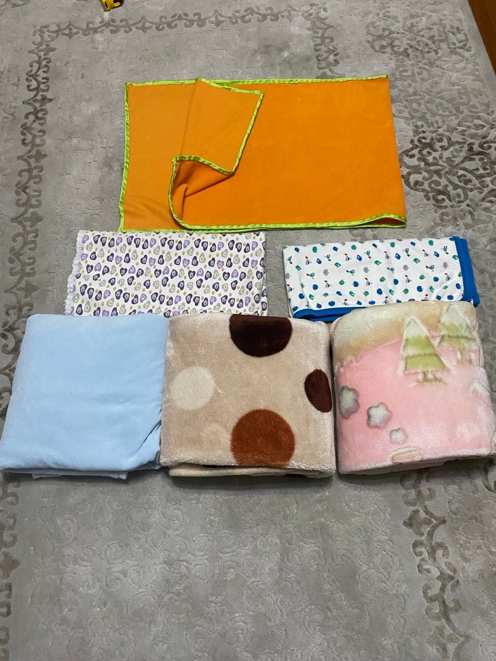 Çocuk Battaniyesi Renkli Yumuşak Kumaş - Görsel 2