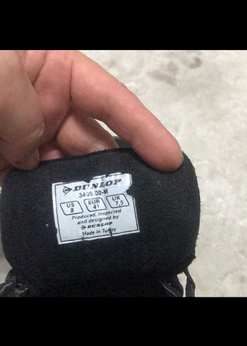 Siyah Erkek Biker Botları Velcro Detaylı - Görsel 8