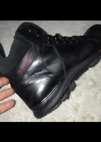 Siyah Erkek Biker Botları Velcro Detaylı - Görsel 6