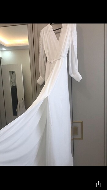 s Beden beyaz Renk Nocturne elbise