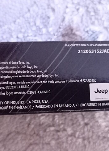  Beden MAJORETTE JEEP WRANGLER