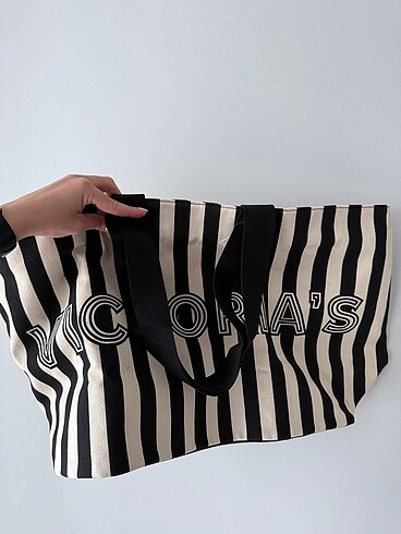 Beden Victoria?s secret Tote çanta & makyaj çantası seti