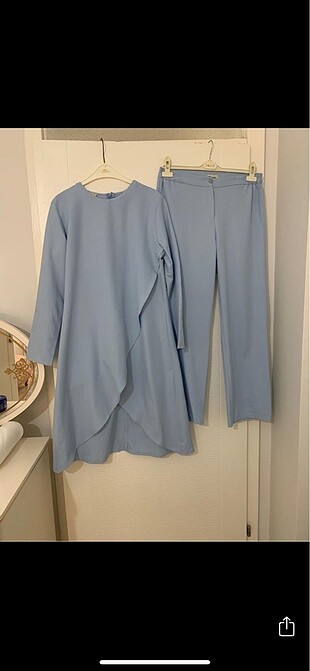 Tunik pantolon tesettür takım