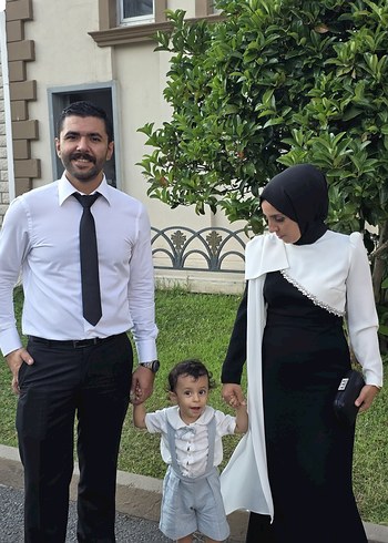 Diğer taş Desenli Siyah Uzun Kollu Uzun Abiye