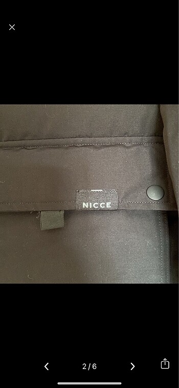 Diğer Orijinal nicce kaban erkek mont