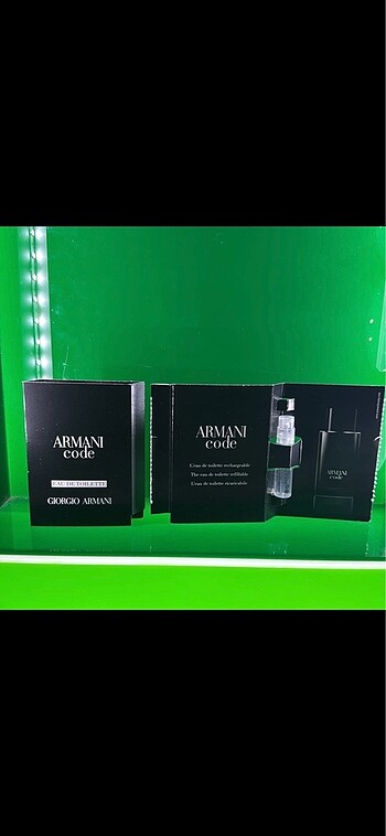 Armani code sample