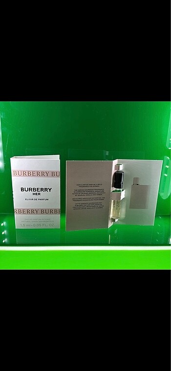 Burberry her elixir sample