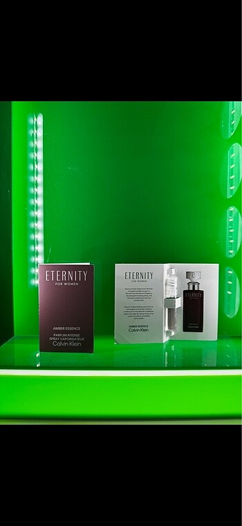 Ck eternity amber essence kadin sample