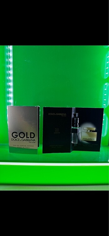 Dolce gabbana the one gold kadin sample