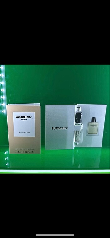 Burberry hero klasik erkek sample