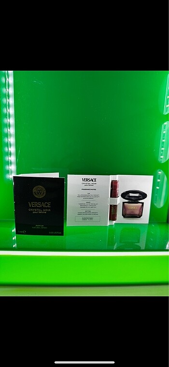 Versace crystal noir parfum sample