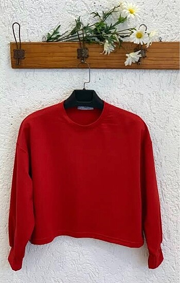 universal Beden kırmızı Renk Bayan sweat