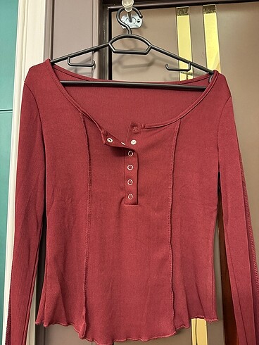 Sheinside Shein bordo üst