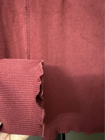 m Beden Shein bordo üst