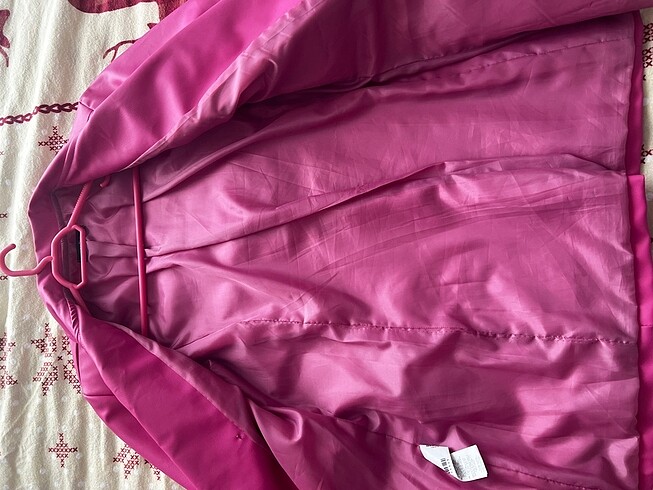 s Beden pembe Renk Pembe deri blazer ceket